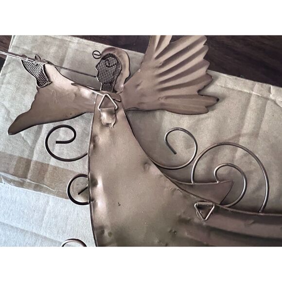 Southern Living at Home Metal Copper-tone Gabriel Angel Tree Topper - Picture 3 of 3